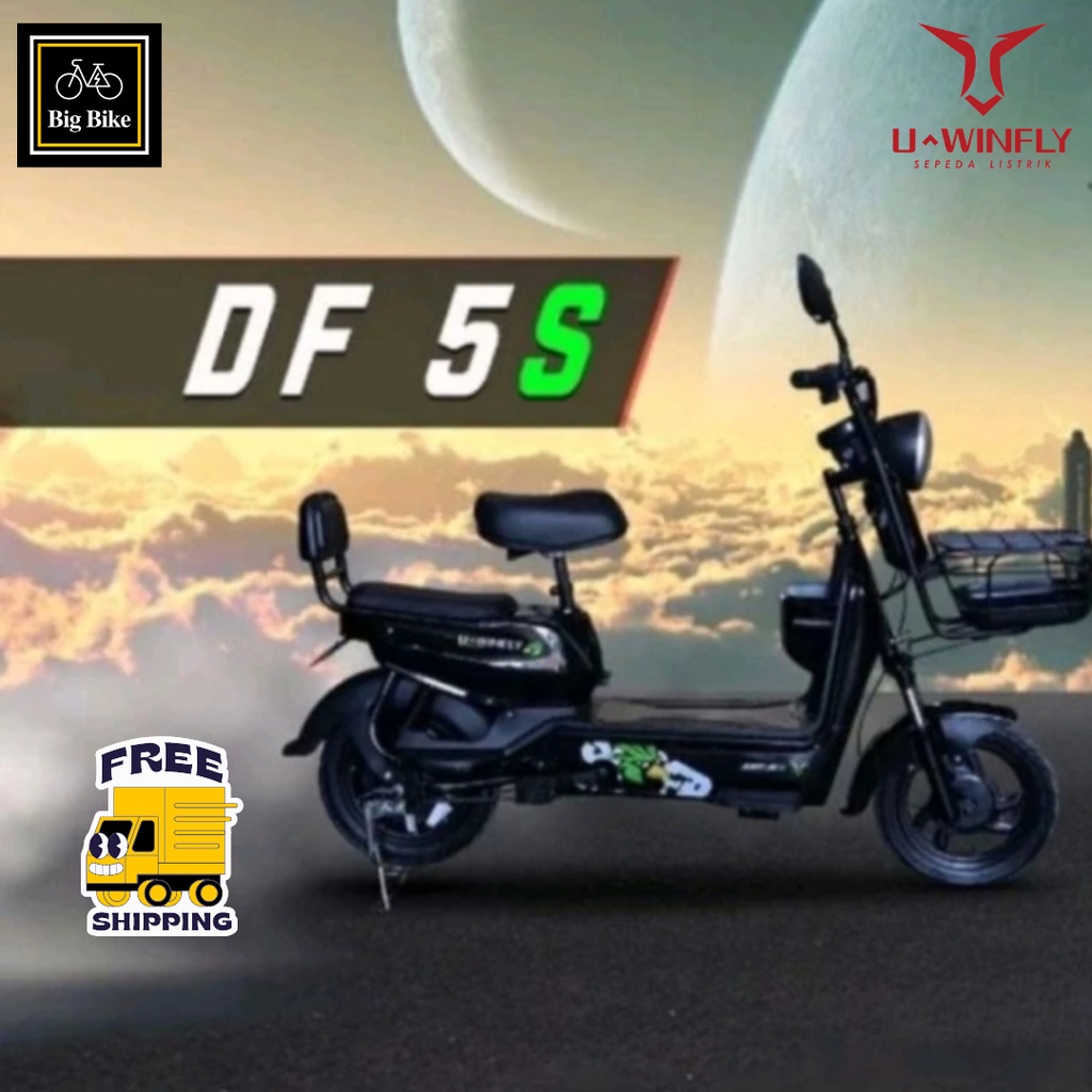 SEPEDA LISTRIK DRAGON FLY 5S DF5S DF 5S UWINFLY DRAGONFLY 5S
