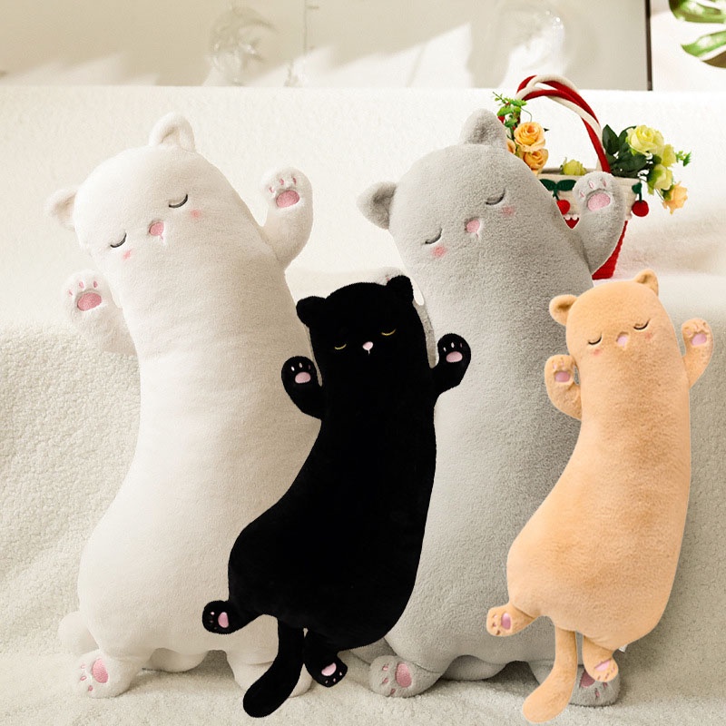 Xmas Masa Kini Mewaii Bantal Kucing Panjang Mainan Mewah Axolotl Boneka Boneka