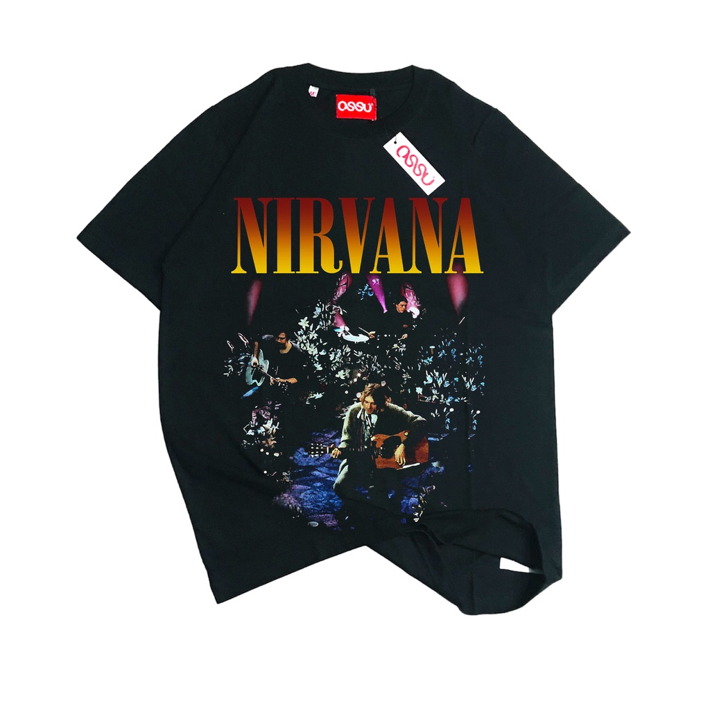 Ossu T-shirt Nirvana Live Concert Black