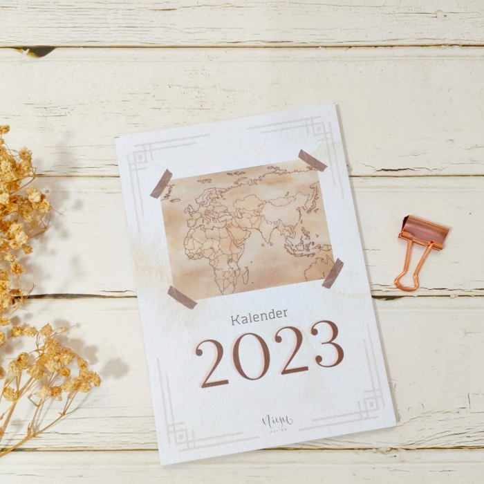 

✨NEW✨ - Kalender Meja Aesthetic 2023 (kalender saja)