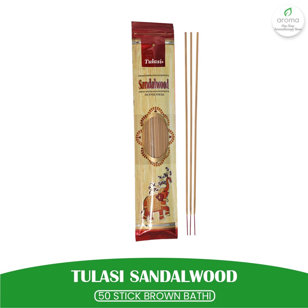 Dupa India (Aromaterapi) Brown Bathi - Tulasi Sandalwood