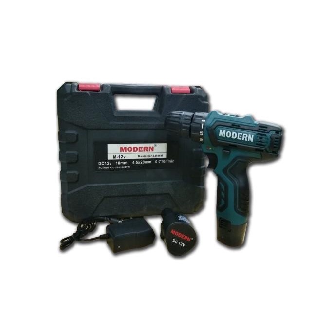 Modern M 12 V / M-12V / M12V Bor Cordless / Baterai (2 Baterai) honglie77 Diminati Banget