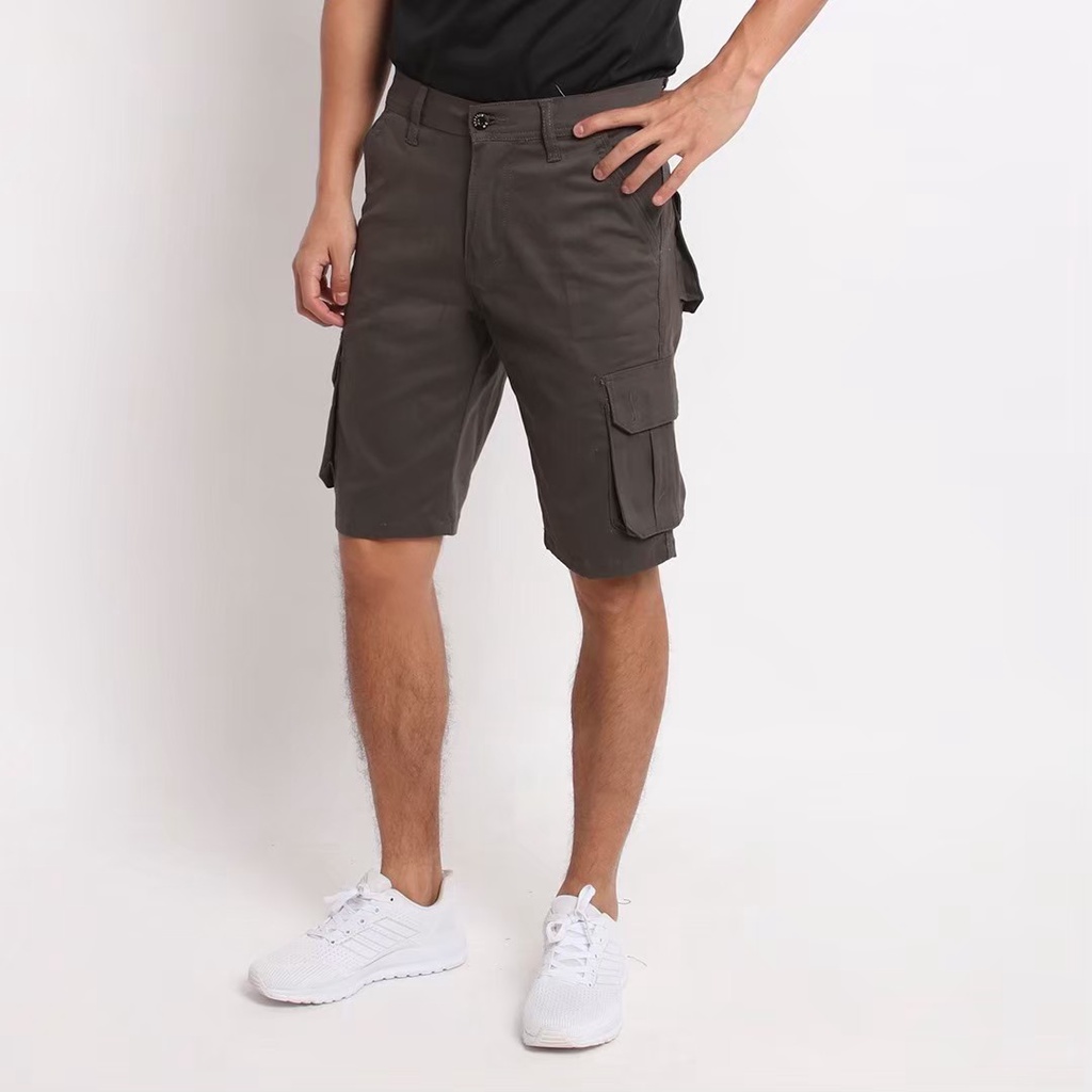 Celana Pendek Celana Cargo pendek Short Pants pria Celana celana PDL pendek Killer warna abu muda seri art SMCPD007