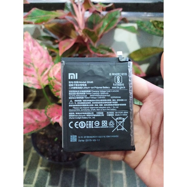 Baterai Xiaomi BN46 Copotan Original For Redmi Note 6/Redmi 7/Redmi Note 8