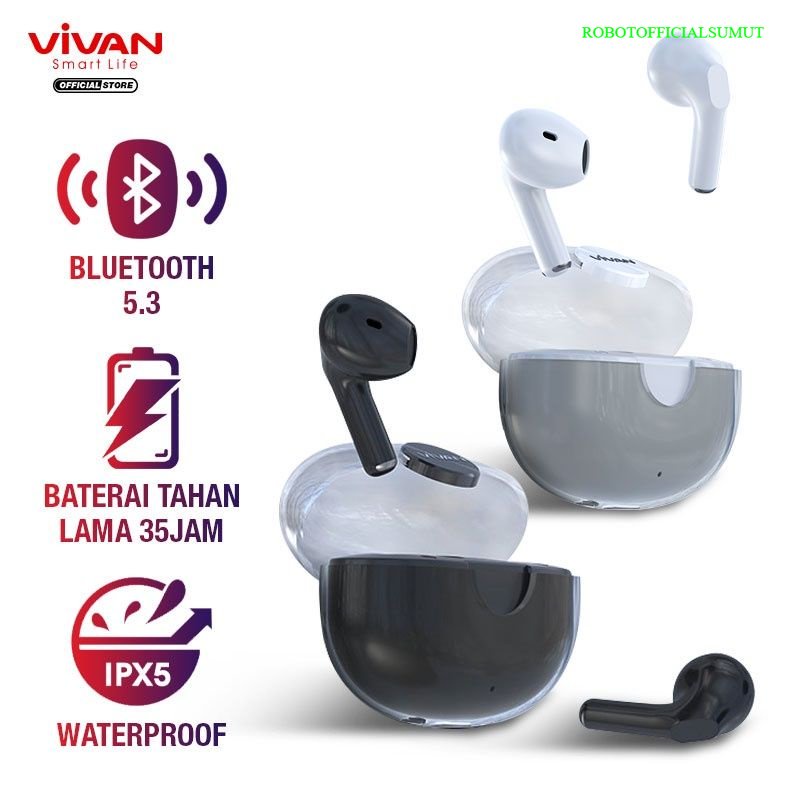 Vivan Infinity GT1 TWS Bluetooth Wireless Earbuds Original