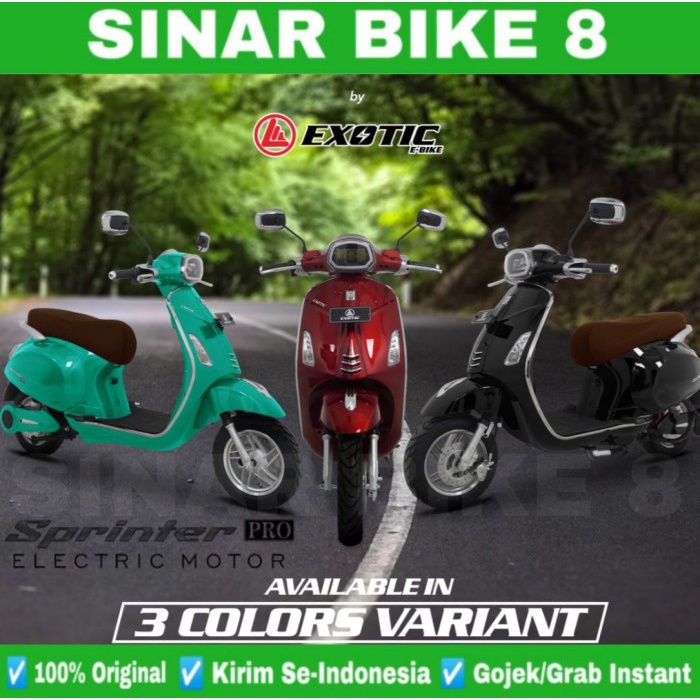 Sepeda MOTOR LISTRIK E-Motor EXOTIC SPRINTER PRO