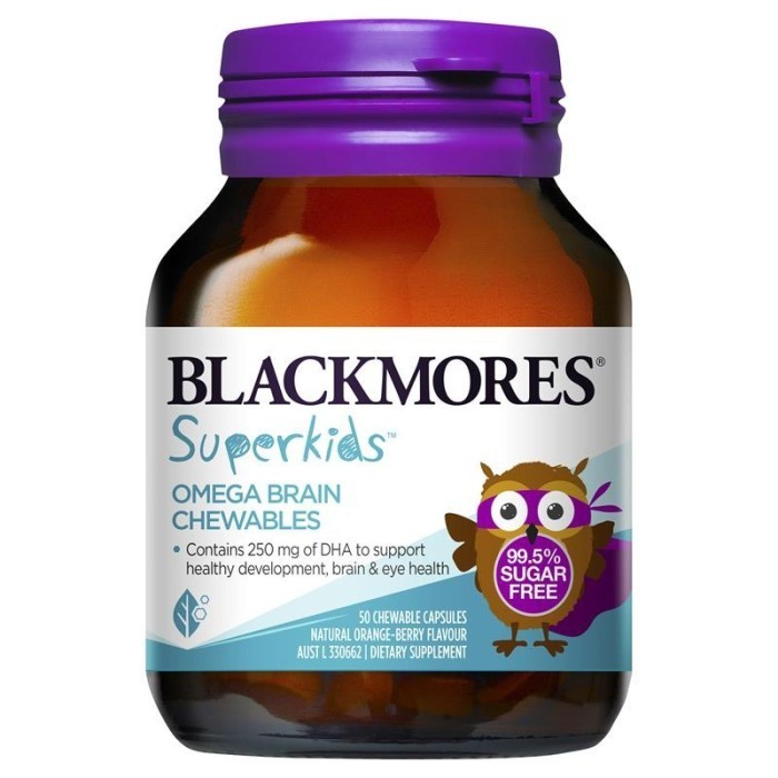 Blackmores Superkids Omega Brain 50 Chewables