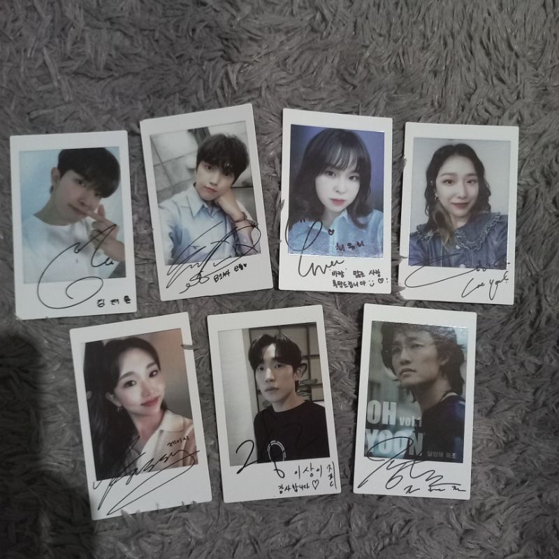 OFFICIAL Signed Photocard Hometown Chachacha OST - Lee Sangyi, Sandeul (B1A4), Choi Yu Ree, Kim Jaeh
