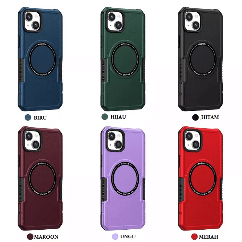 ANG Case Hp Anti Fall magsafe Magnetic wireless charging casing hp FOR IPhone IP 12 PRO MAX 12 PRO 12 11 PRO MAX 11 PRO 11