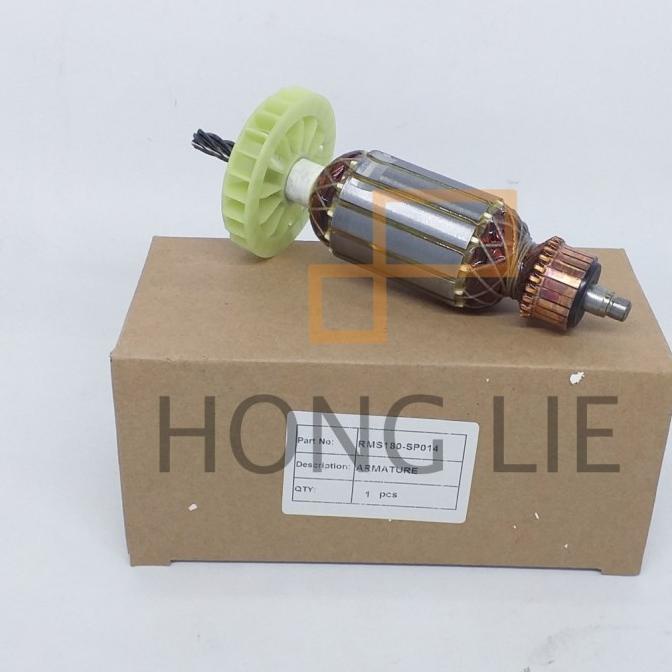 Armature RMS180 Mitersaw 7" Angker Mesin Mitersaw RYU RMS 1807" honglie77