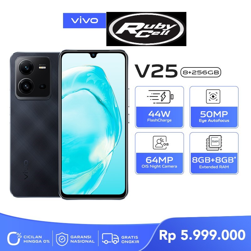 vivo V25 (8/256) - 64MP OIS Night Camera, 50MP Eye Autofocus