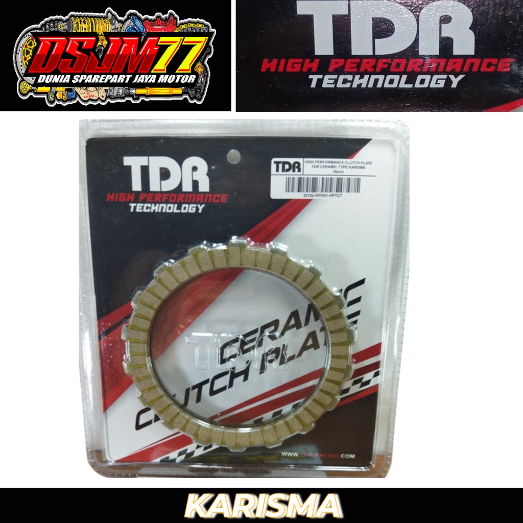 KAMPAS KOPLING CERAMIC KARISMA TDR PLAT KOPLING TDR CERAMIC SUPRA X 125