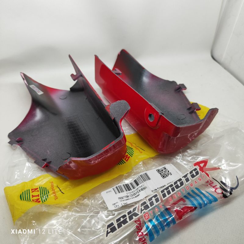 COVER TUTUP SHOCK SPAKBOR DEPAN VEGA F1ZR FIZ R FIZR MERAH NON ORIGINAL MERK WIN