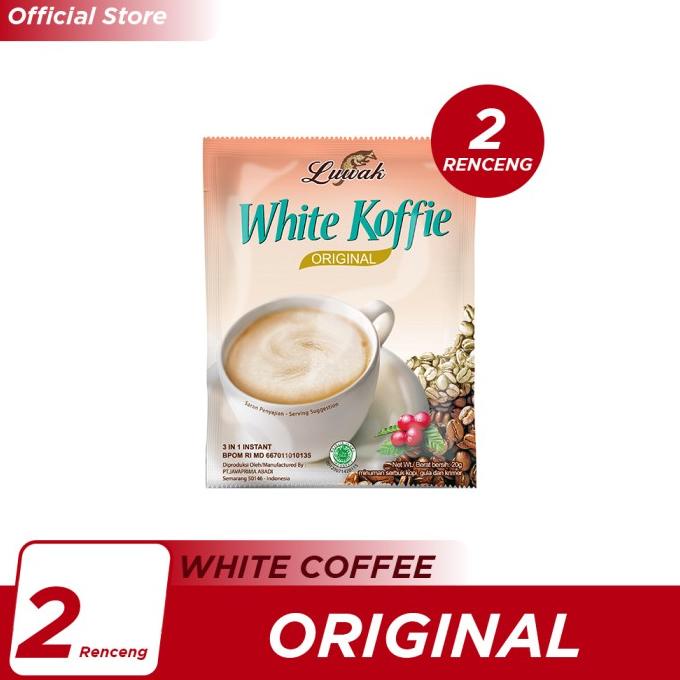 

Kopi Luwak White Koffie Original 10x20gr (Renceng) - 2 Pcs