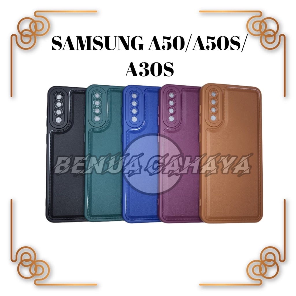 SOFTCASE SAMSUNG A50 / A50S / A30S / A30CASE LEATHER PRO SOFTCASE NEW -- BENUACAHAYA