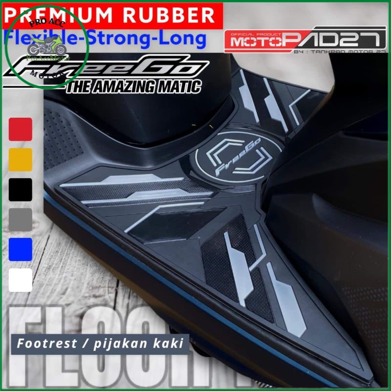 Karpet Freego 125 New Karpet alas pijakan kaki Freego 125 Bordes New Freego 125 Stepfloor Yamaha Freego 125 2022 (BISA COD)