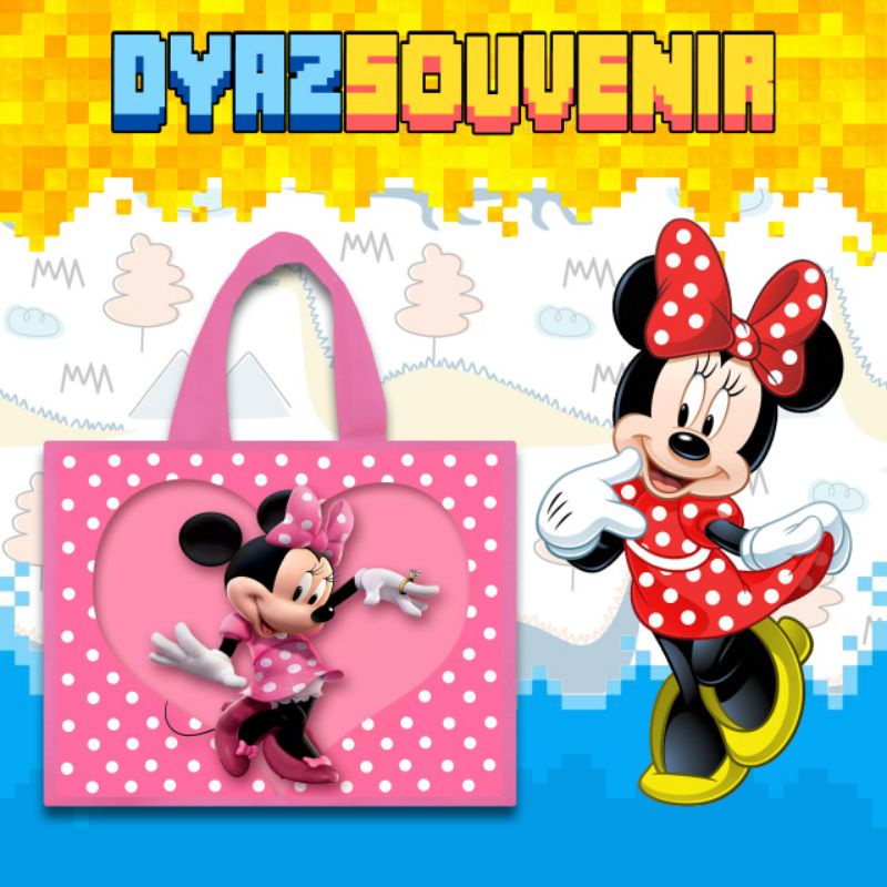 

Tas Ultah Minnie Mouse Pink Tas Promo Tas Terbaru Muat Box Kfc