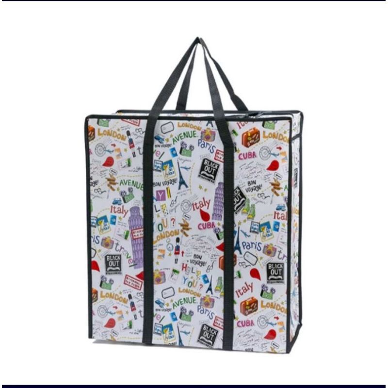 Tas Belanja Karung Plastik Jumbo XL 55x65 cm Shopping Bag Laundry Bag Totebag Tas Serbaguna