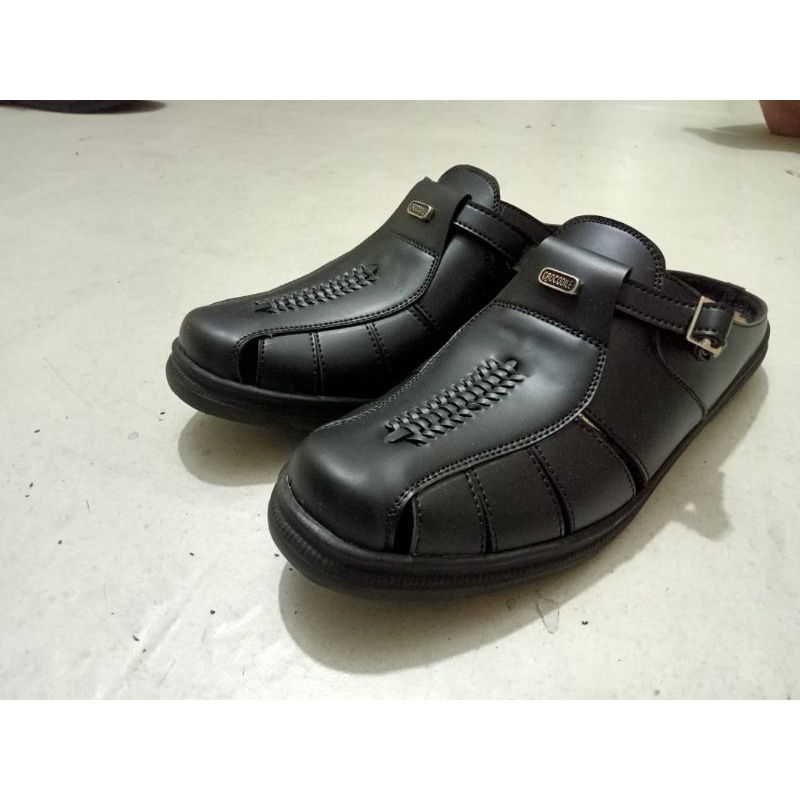 sepatu selop rajut sepatu sandal pria bustong sepatu selop pria rajut
