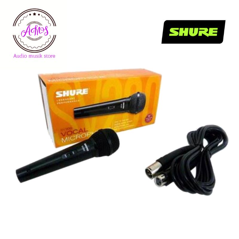 MIKROPON KABEL SHURE SV 200 ORIGINAL/MIC KABEL SHURE SV200 ORI/MICROPON CABLE SHURE SV200
