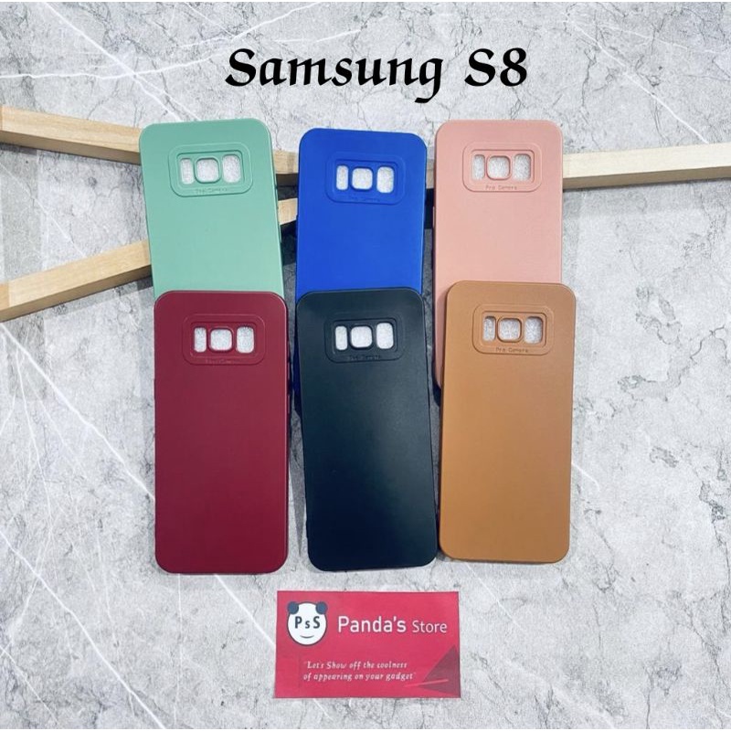 Softcase Pro Camera Samsung S8 Candy Case Full Color 3D Silikon TPU