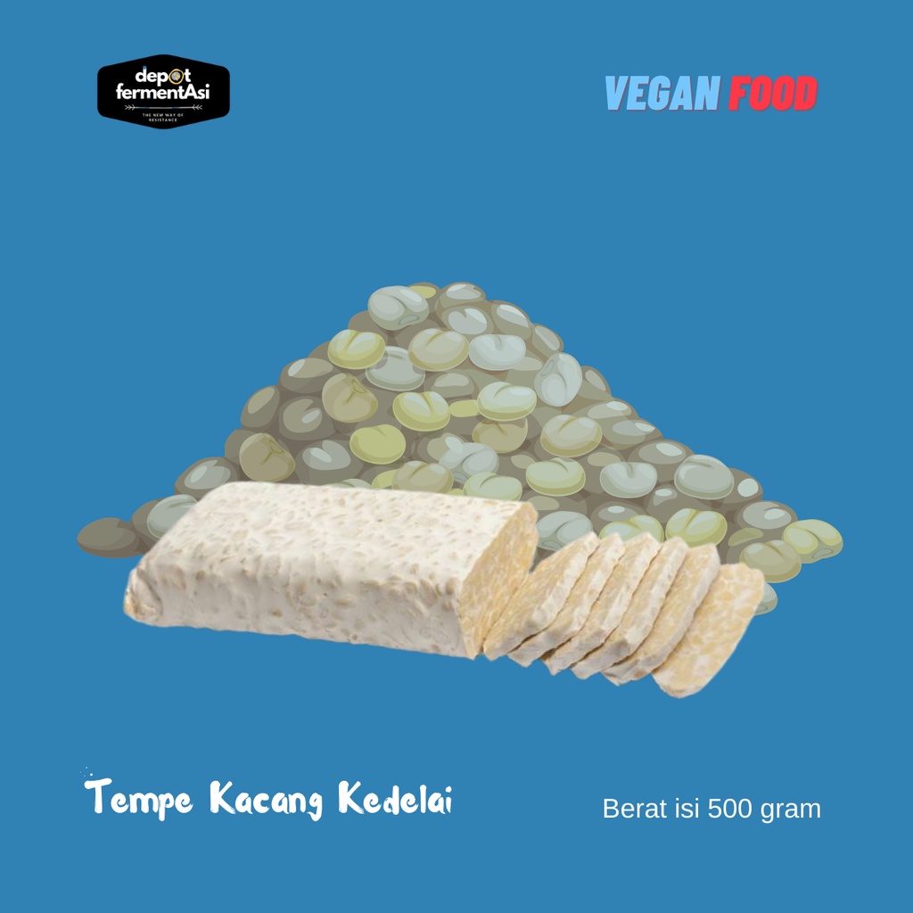 

Tempe Kacang Kedelai | Homemade Fresh Vegan Food