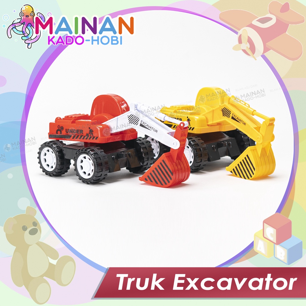 MAINAN ANAK DIECAST CAR TRUCK CONSTRUCTION TRUK EXCAVATOR