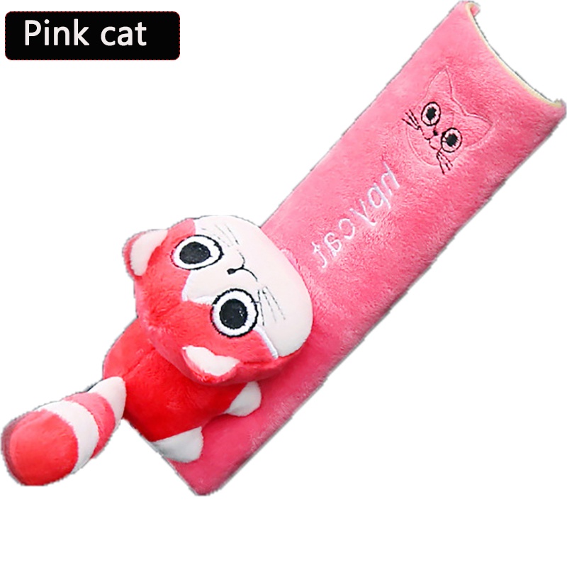 2buah Sabuk Pengaman Mobil Lembut Pelindung Bahu Kartun Lucu Pelindung Bahu Anak safety belt protector