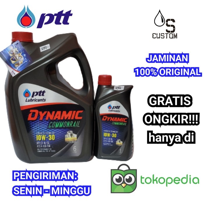 Oli Diesel PTT Dynamic 10w30 7L API CI 10w-30