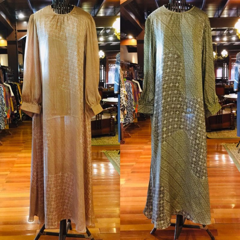 Ziya Dress by Dian Pelangi LIMITED EDITION Busana Muslim Gaun Batik Casual Formal Pesta Pernikahan K