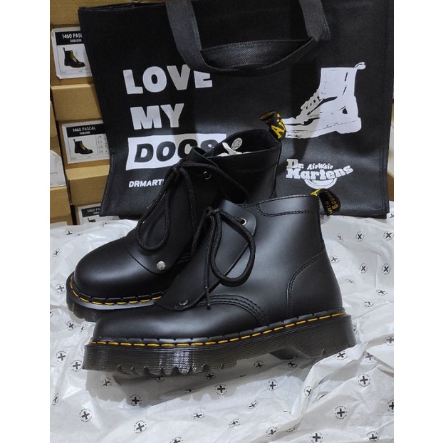 SEPATU BOOTS DR MARTENS 101 BEX ANKLE BOOTS LACE COVER ORIGINAL 100% BNIB RESMI