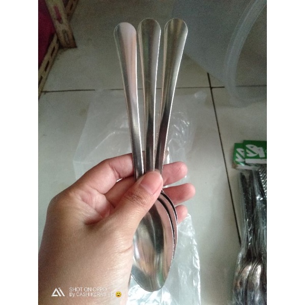 SENDOK MAKAN SUPER TEBAL/SENDOK MAKAN CANTIK/SENDOK MAKAN MERK KOMODO/SENDOK STAINLESS TEBAL
