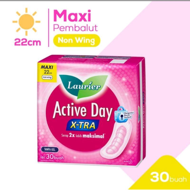 LAURIER ACTIVE DAY SUPER MAXI 30 NON WING