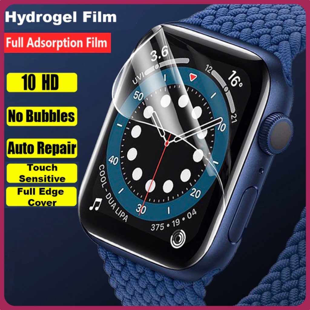 Hydrogel anti gores for iwatch 38mm 40mm 42mm 44mm 41mm 45mm 49mm tempered glass series 1 2 3 4 5 6 7 8 9 ULTRA SE screen guard