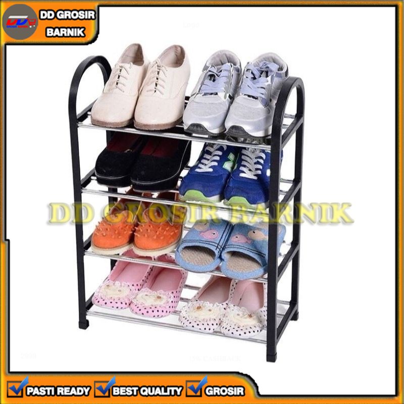 [DGB] RAK SEPATU SANDAL 4 SUSUN ORGANIZER SERBAGUNA