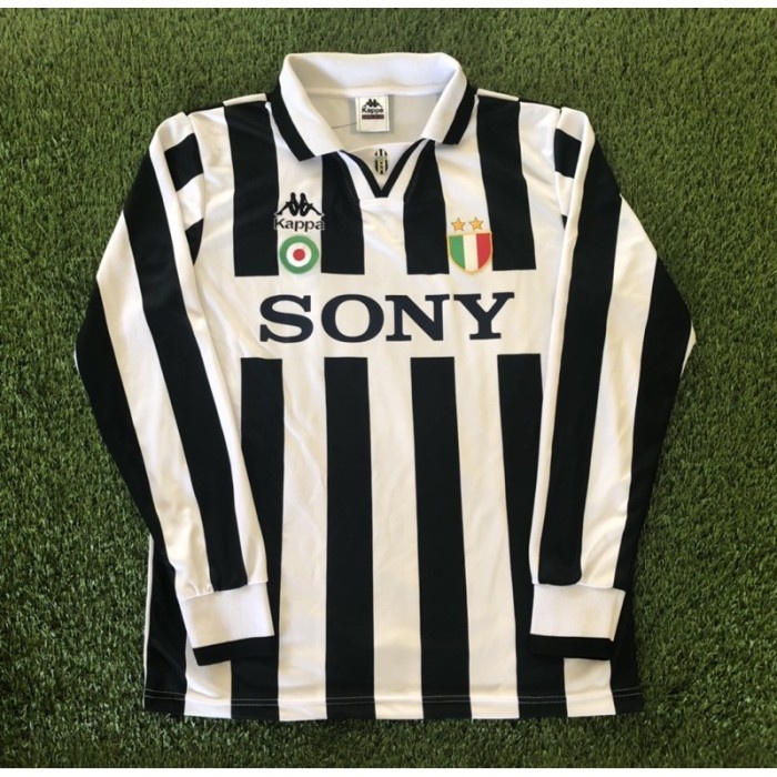 PG - JERSEY RETRO JUVENTUS SONY 1996 LONGSLEEVE / CLASSIC JERSEY JUVE 1996 - S