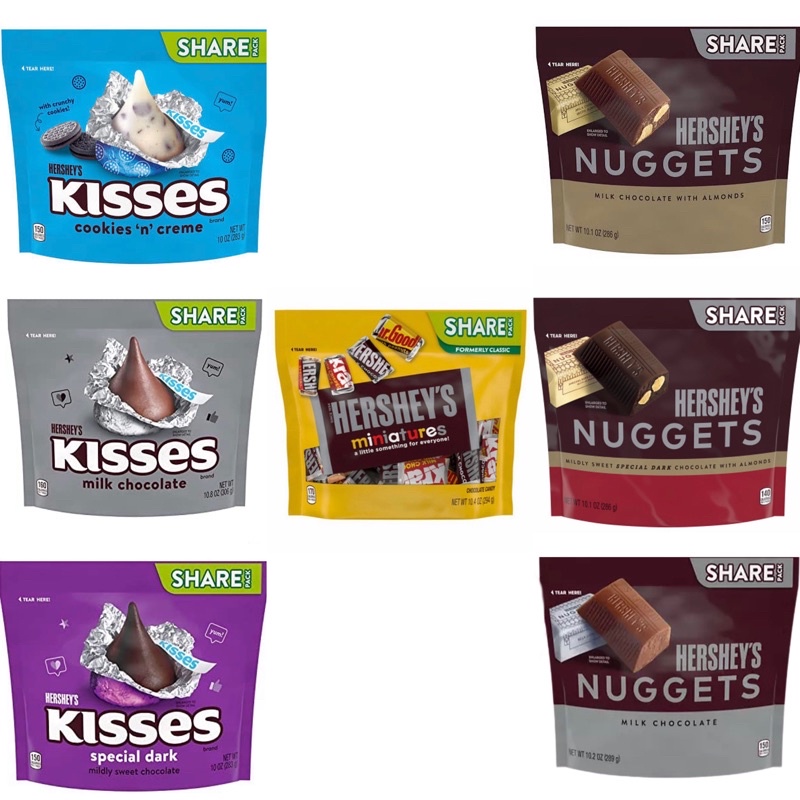 Jual HERSHEY'S Chocolate Share Pack / Cokelat / HERSHEY'S / Chocolate ...