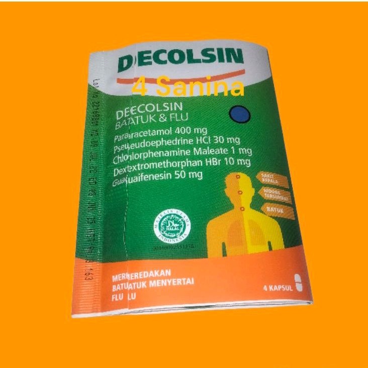 Decolsin / strip meredakan batuk dan flu