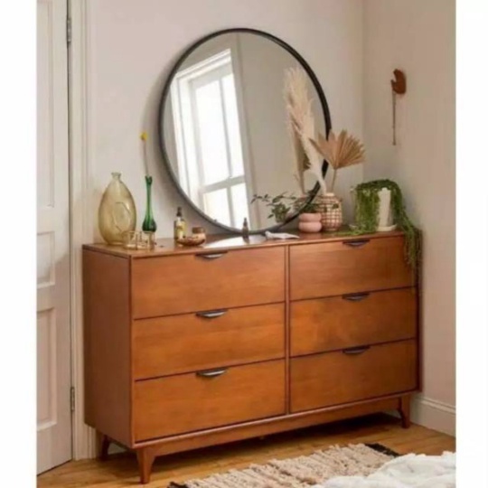 Nakas Retro Laci 6 Kayu Jati