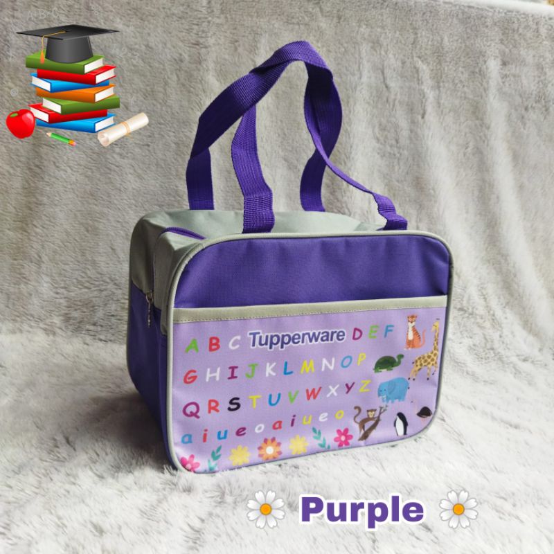 Alphabet Lunch Bag ( Zipper bunga es )