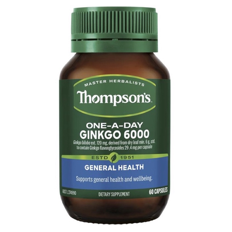 Thompson’s Thompson One-A-Day Ginkgo 6000 60 capsules