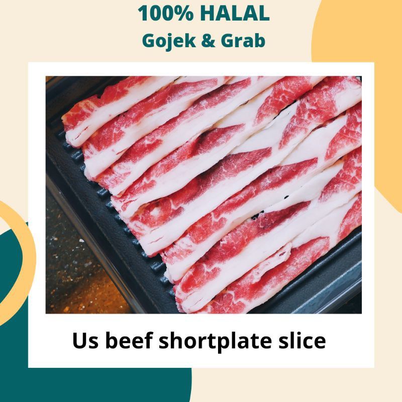 beef slice US yoshinoya 500gram daging sapi iris yakiniku US beef beef shortplate slice