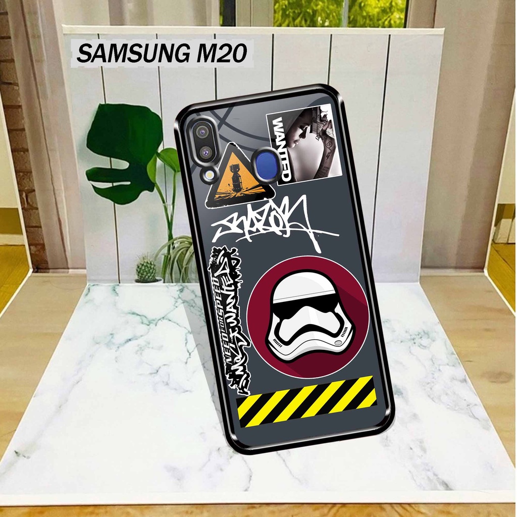 Case Hp Samsung M20 - Case Samsung M20 Terbaru Sukses Case - Case Kaca M20 - Soft Case Samsung M20 - Sofkes Hp - Sarung Hp - Samsung M20 - Case Keren - Case Mewah - Case Kilau - Hard Case Samsung - [ SM-37 ] -
