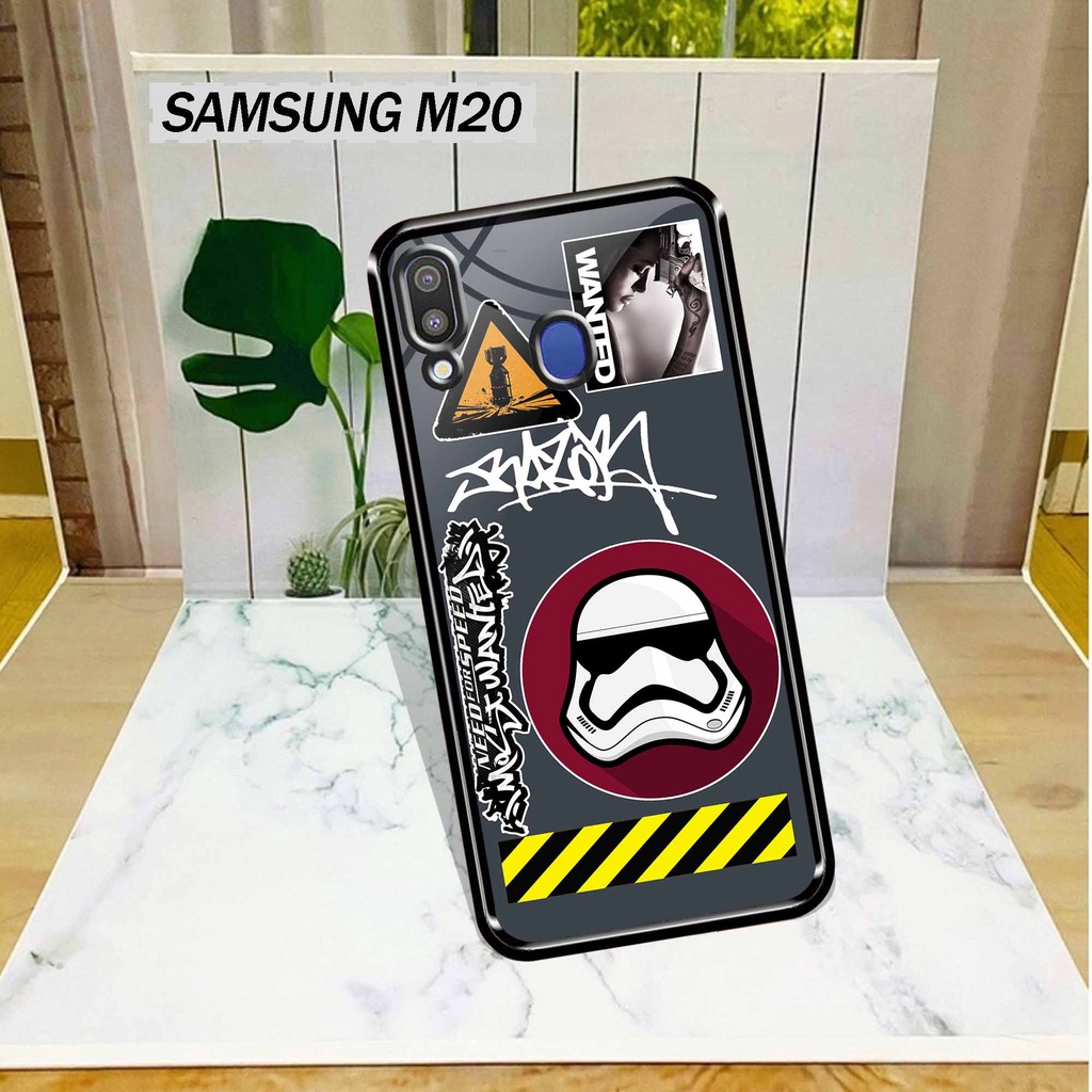 Case Hp Samsung M20 - Case Samsung M20 Terbaru Sukses Case - Case Kaca M20 - Soft Case Samsung M20 -