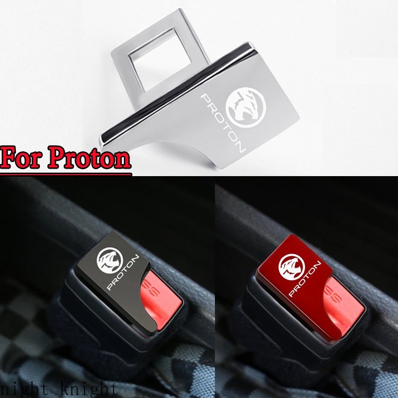 Untuk Proton Sabuk Pengaman Mobil Gesper Klip Metal Plug Stopper Wira X50 Saga vvt Persona X70 Waja Iriz Iswara Exora Aksesoris