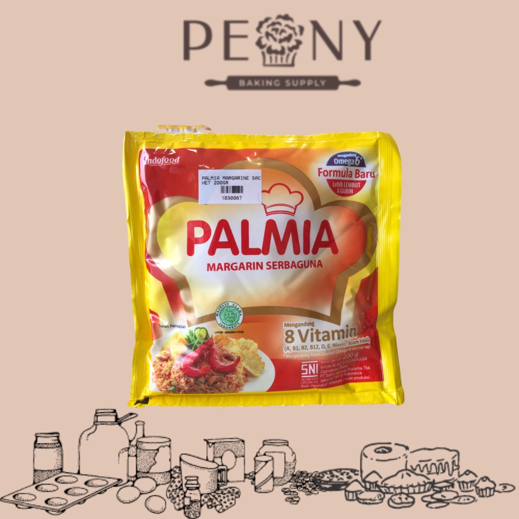 

PALMIA MARGARINE SACHET 200GR