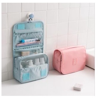 BV.ID TS1000 Tas Kosmetik Travelling Pouch Make Up Organizer Waterproof Tas portable lipat serbaguna