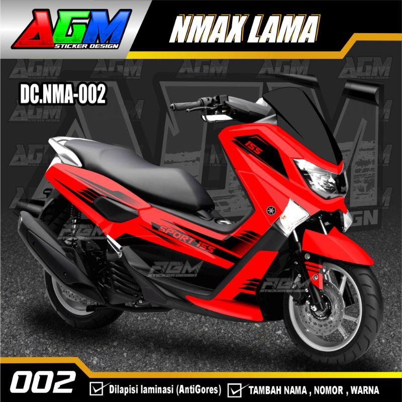 Decal Nmax Old 2016-2019 Full Body Striping Decal Nmax Old AGM002