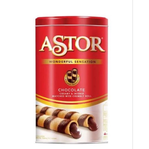 

Astor wafer stick Kaleng 330gr