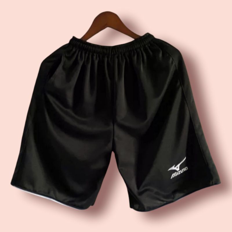 Celana Voli Futsal Dan Badminton Hitam Polos Mizuno Pria